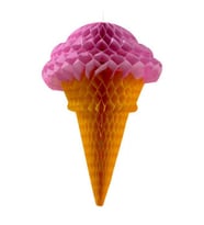 Süs dondurma orta boy pembe 50cm pk1-