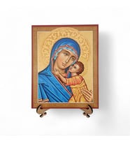 Mavi Madonna Portresi İkona
