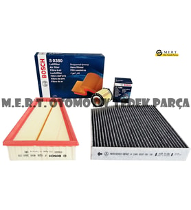 Mercedes Cla 200 Benzinli Filtre Bakım Seti 2013-2018 (486785926)