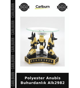 Özel Üretim Dekoratif Mistik Aksesuar Ev Dekorasyonu Polyester Anubis Buhurdanlık Alk2982