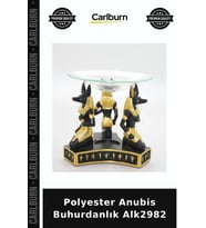 Özel Üretim Dekoratif Mistik Aksesuar Ev Dekorasyonu Polyester Anubis Buhurdanlık Alk2982