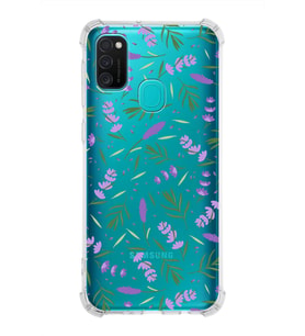 PrintiFy Samsung Galaxy M30S Uyumlu Water Color 3 Baskılı Şeffaf Köşe Korumalı Antişok Kılıf