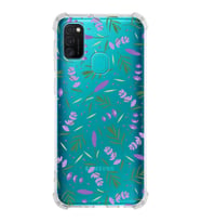 PrintiFy Samsung Galaxy M30S Uyumlu Water Color 3 Baskılı Şeffaf Köşe Korumalı Antişok Kılıf