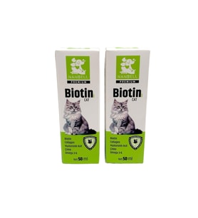 2 Kutu Kediler İçin Biotin/Kolajen/Omega 3-6 50 ml