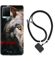 Vivo Y11S Y21S Y20 Y20S Y70 Kılıf Boyun Askılı Silikon Wolf Eyes 1758