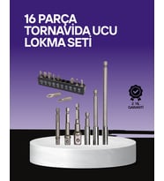 Northcity 16 Parça Manyetik Uç Seti ve Adaptör - Çok Amaçlı Tornavida Takımı