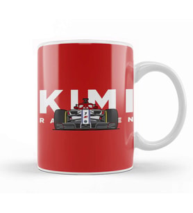 Kimi Raikkonen 02 Kupa Bardak Porselen