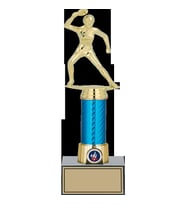 ODAK KUPA - Figürlü Kupalar - Masa Tenisi Kadın Figürlü Kupalar FG-005 B - 28 cm
