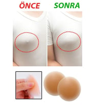 Silikon Göğüs Meme Ucu Ten Kapatıcı Göğüs Ucu Kadın İç Giyim Bandı