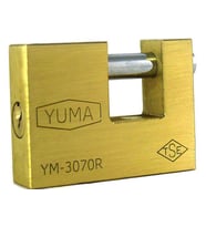 Yuma Kayar Milli Pirinç Asma Kilit 70 mm