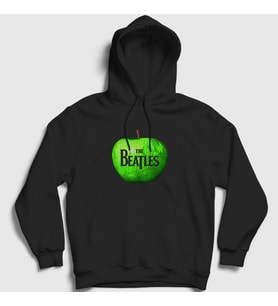 Presmono Unisex Siyah Apple The Beatles Kapüşonlu Sweatshirt 114217tt