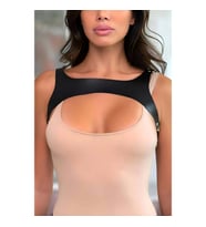 T-Shirt, Gömlek Kemeri Şık Deri Elbise Kemeri (Siyah)