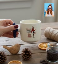Kişiye Özel Karikatürlü Mama Cool Anneye Hediye T Kupa Anneler Günü Hediyesi