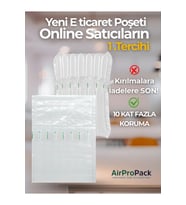 30x30 cm 50 adet Havalı Kargo Poşeti Airbag/Airbed/Airpack/Airpak Ambalaj