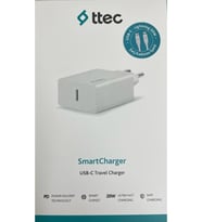 Ttec 2scs22bl Smartcharger Pd 20w Seyahat Hızlı Şarj Aleti+usb-c - Lightning 150cm Kablo Beyaz