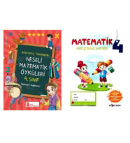 Ata 4.Sınıf Neşeli Matematik Öyküleri + Pekiştirme Defteri (Beyaz)