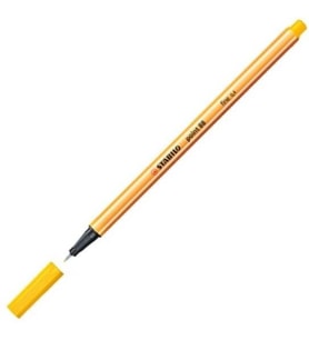 Stabilo Point 88/44 Sarı İnce Uçlu Keçeli Kalem (0,4 mm)