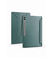 Galaxy Tab S10 Ultra Uyumlu 14.6 inç Standlı Kalem Bölmeli Tri Folding Tablet Kılıfı