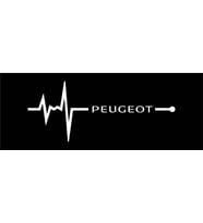 Pe ugeot Nabız Kalp atışı sticker 2 adet kebek cam