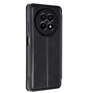 Newface Realme 12 5G Kılıf Flip Cover - Siyah