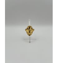 Arnes Jewelry Çelik 22 Ayar Altın Kaplama Ayarlanabilir Yüzük (Gold)