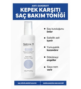 Sisteme 11 Kepek Karşıtı Tonik 150 ml 8684091009306