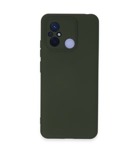 Redmi 12C Kılıf Nano Içi Kadife Silikon - Koyu Yeşil