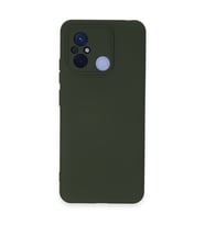 Redmi 12C Kılıf Nano Içi Kadife Silikon - Koyu Yeşil