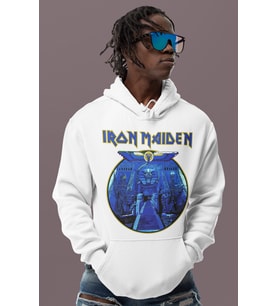 Iron Maiden Rock Metal Baskılı Unisex Oversize Müzik Grubu Hoodie