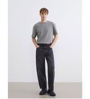 LCW Jeans Siyah Süper Baggy Erkek Jean Pantolon