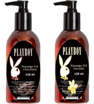 Playboy Massage Oil Chocolate And Vanilla FRAGRANCES120 ml Çikolata ve Vanilya Kokulu Vücut Masaj Y