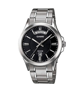 CASIO MTP-1381D-1AVDF DETAY TAKVİMLİ METAL ERKEK KOL SAATİ (Siyah)