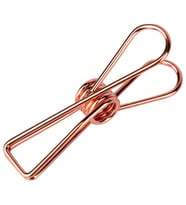 Kayigo Tiny Paslanmaz Çelik Mandal Dörtlü - Rose Gold (Altın / Dore)
