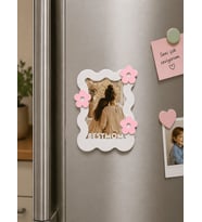 Anneler Gününe Özel - Çerçeve Magnet "Best Mom" Yazılı Buzdolabı Magneti & Hediyelik