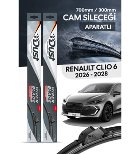Renault Clio 6 2026-2028 Uyumlu Silecek Takımı 700MM/300MM