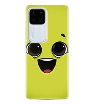 Vivo V30 Kılıf Desenli Silikon Platinium Series White Green 1833