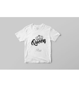 Queen Baskı Tişört ( Çocuk - Büyük ) Kişiye Özel