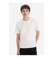 Defacto Basic Kırık Beyaz Erkek T-Shirt V7699AZ/WT32