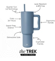 40 oz Saplı ve Hasır Kapaklı Bardak Yalıtımlı Bardak Yeniden Kullanılabilir Paslanmaz Çelik Su Şişesi Seyahat Kupası Bardak Tutucu Dostu Kadın Erkek Ona Hediyeler Trek Koleksiyonu