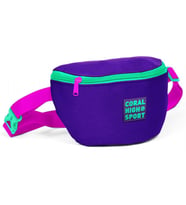 Coral High Sport Pembe-Mor İki Bölmeli Bel Çantası