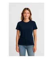 Kadın %100 Pamuk Basic T-shirt