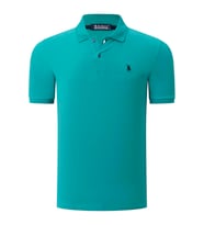T8561 DEWBERRY ERKEK TSHIRT-DÜZ AÇIK YEŞİL (Karışık)