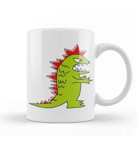 Godzilla Kupa Bardak Porselen