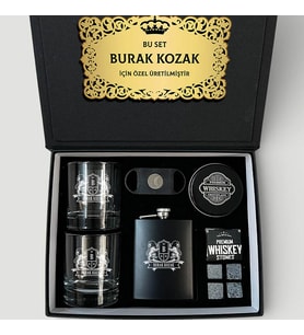 Kişiye Özel Viski & Puro Deneyim Seti Lüks Paket