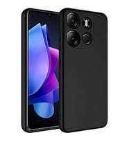 Coverzone Tecno Spark Go 2023 ?le Uyumlu K?l?f Z-Mara Lansman Vieri Tam Koruma Arka Kapak Kamera Koruma �?k?nt?l? P�r�zs�z Y�zey Siyah