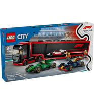 LEGO CITY 60445 F1 TRUCK WITH RB20 & AMR24 F1 CARS 1086 PARÇA 8+