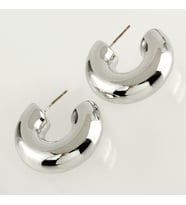 Yarım Halka Lüks Küpe 2,5 cm