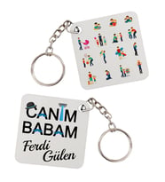Babaya Babalar Günü Hediyesi Canım Babam İsimli Anahtarlık