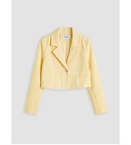 LCW Kids Sarı Kız Çocuk Blazer Ceket