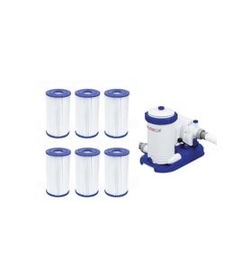 Bestway İntex Havuzlarla Uyumlu Devirdaim Motoru 9463lt Filtre Seti BW719
